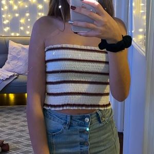 Zaful Striped Tube Top NWT